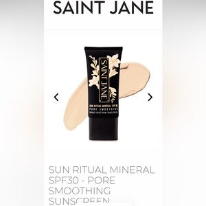 Saint Jane Luxury Sun Ritual Pore smoothing SPF 30 Sunscreen New in Box